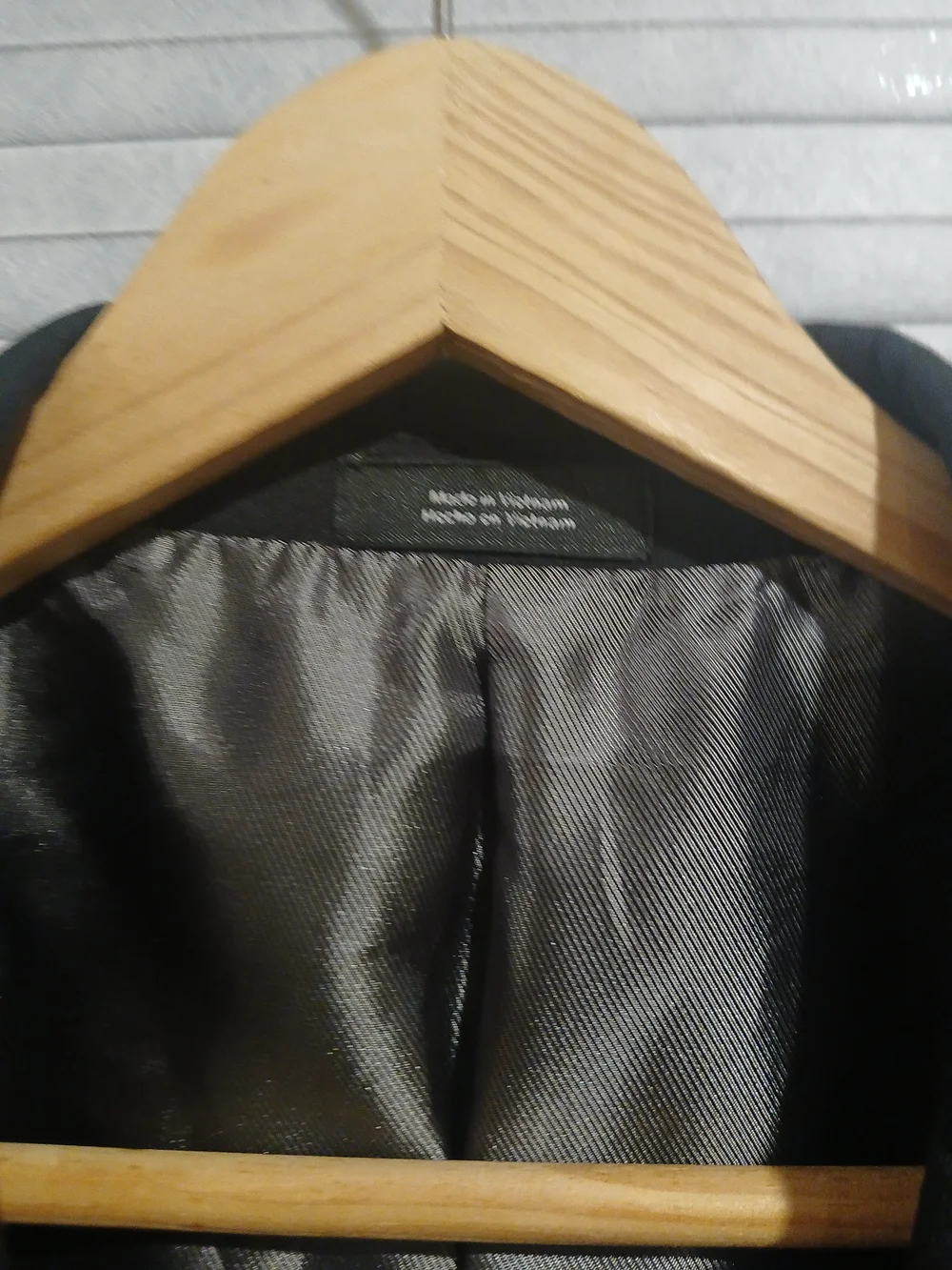 Men's Black Two-Button Blazer